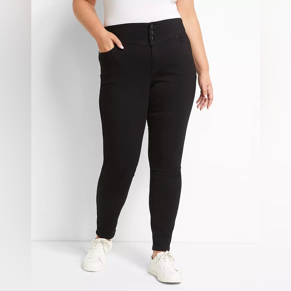 Lane Bryant Jeggings - Black size 16
